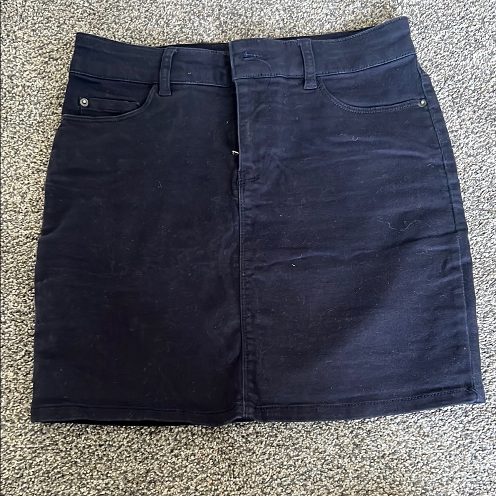 Classic navy Denim Skirt
